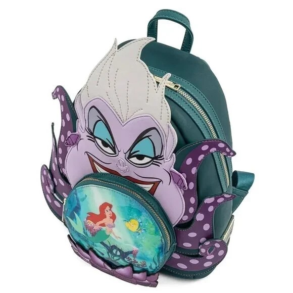 Loungefly Disney Villains Scene Ursula Crystal‎ Ball Mini Backpack - Picture 2 of 6